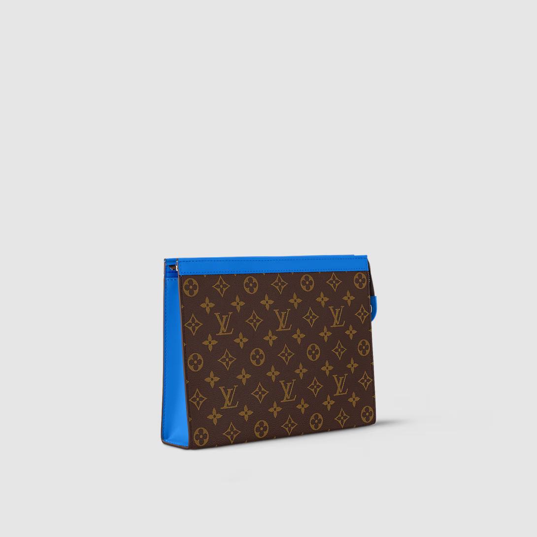 Túi Louis Vuitton Pochette Voyage Mm Nữ Xanh Dương